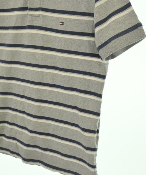 TOMMY HILFIGER（トミーヒルフィガー）ポロシャツ グレー サイズ:S メンズ/2200709300021