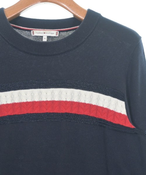TOMMY HILFIGER（トミーヒルフィガー）ニット・セーター 紺 サイズ:XS レディース/2200662820116