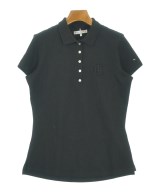 TOMMY HILFIGER（トミーヒルフィガー）ポロシャツ 黒 サイズ:M レディース/2200667046030