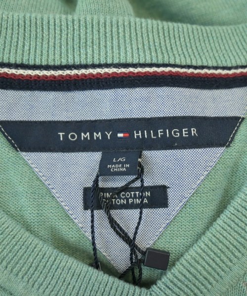TOMMY HILFIGER（トミーヒルフィガー）ニット・セーター 緑 サイズ:L メンズ/2200720845013