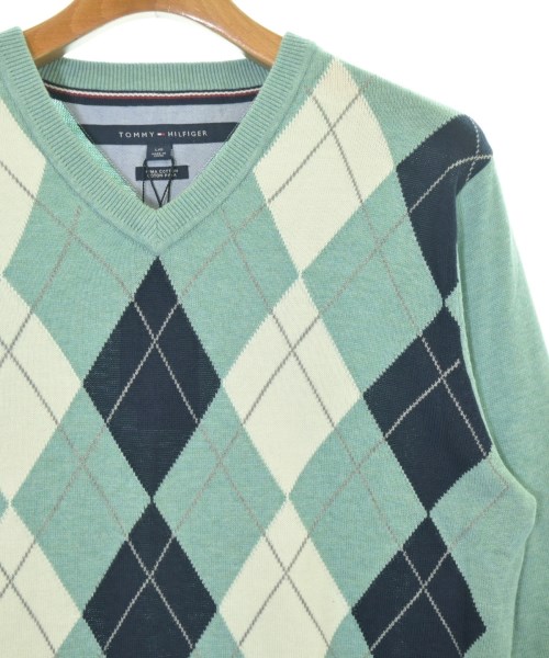 TOMMY HILFIGER（トミーヒルフィガー）ニット・セーター 緑 サイズ:L メンズ/2200720845013