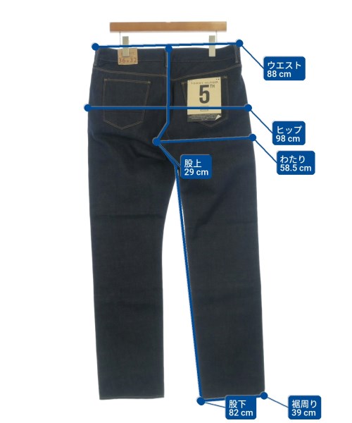 TOMMY HILFIGER（トミーヒルフィガー）デニムパンツ 紺 サイズ:36(XXL位) メンズ/2200722339091