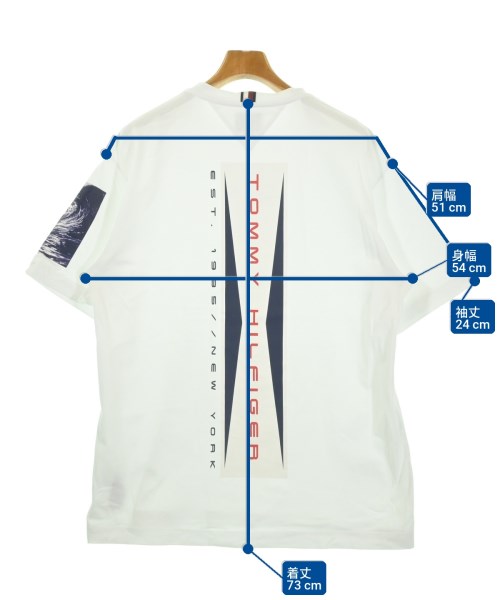 TOMMY HILFIGER（トミーヒルフィガー）Tシャツ・カットソー 白 サイズ:L メンズ/2200721350240
