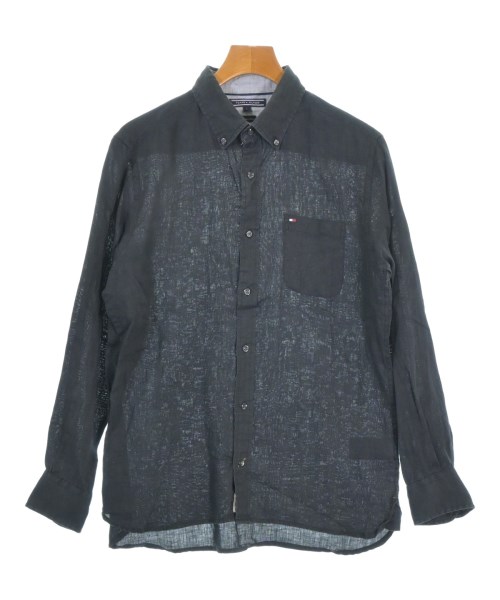 TOMMY HILFIGER(トミーヒルフィガー)カジュアルシャツ 黒 サイズ:L/2200681721043