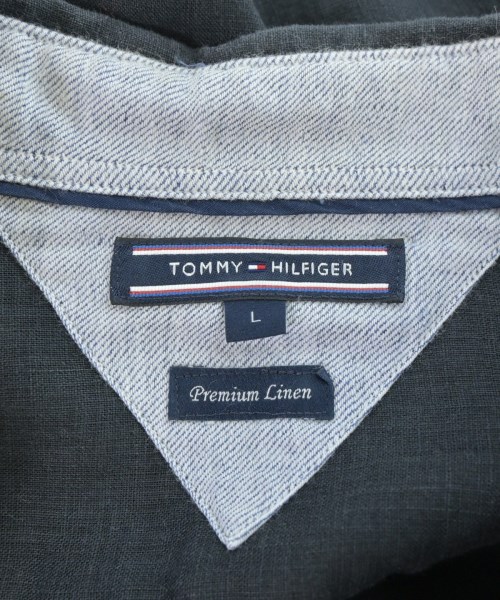 TOMMY HILFIGER（トミーヒルフィガー）カジュアルシャツ 黒 サイズ:L メンズ/2200681721043