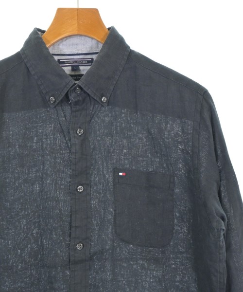 TOMMY HILFIGER（トミーヒルフィガー）カジュアルシャツ 黒 サイズ:L メンズ/2200681721043