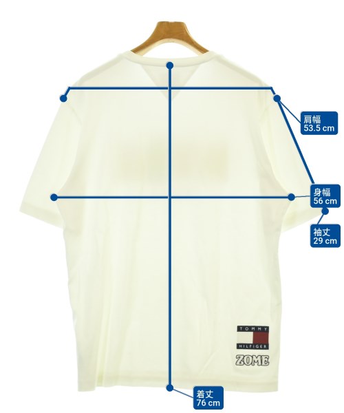TOMMY HILFIGER（トミーヒルフィガー）Tシャツ・カットソー 白 サイズ:XL メンズ/2200682498067
