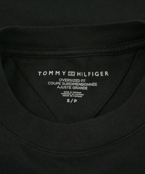 TOMMY HILFIGER（トミーヒルフィガー）Tシャツ・カットソー 黒 サイズ:S メンズ/2200688482077