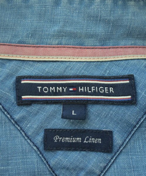 TOMMY HILFIGER（トミーヒルフィガー）カジュアルシャツ 青 サイズ:L メンズ/2200689141164