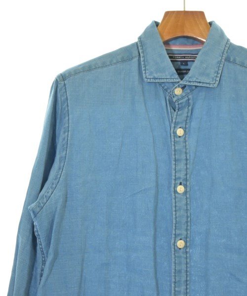 TOMMY HILFIGER（トミーヒルフィガー）カジュアルシャツ 青 サイズ:L メンズ/2200689141164