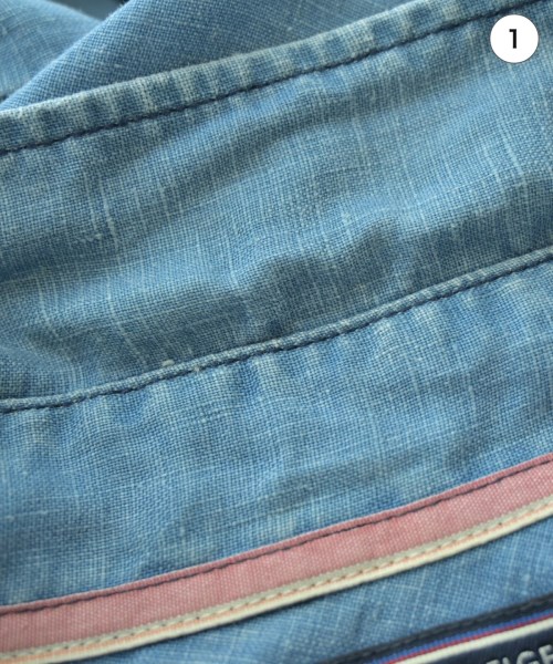 TOMMY HILFIGER（トミーヒルフィガー）カジュアルシャツ 青 サイズ:L メンズ/2200689141164