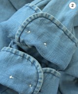TOMMY HILFIGER（トミーヒルフィガー）カジュアルシャツ 青 サイズ:L メンズ/2200689141164