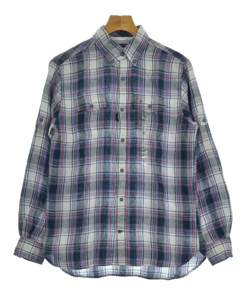 TOMMY HILFIGER（トミーヒルフィガー）カジュアルシャツ 紺 サイズ:M メンズ/2200691311050