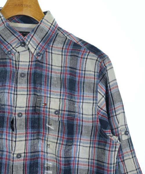 TOMMY HILFIGER（トミーヒルフィガー）カジュアルシャツ 紺 サイズ:M メンズ/2200691311050