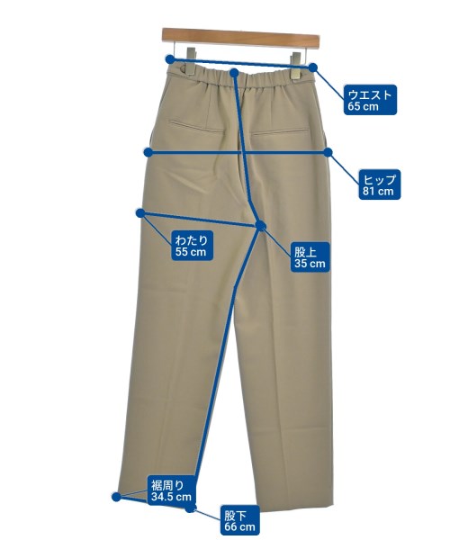 NOBLE（ノーブル）スラックス ベージュ サイズ:38(M位) レディース/2200629095113