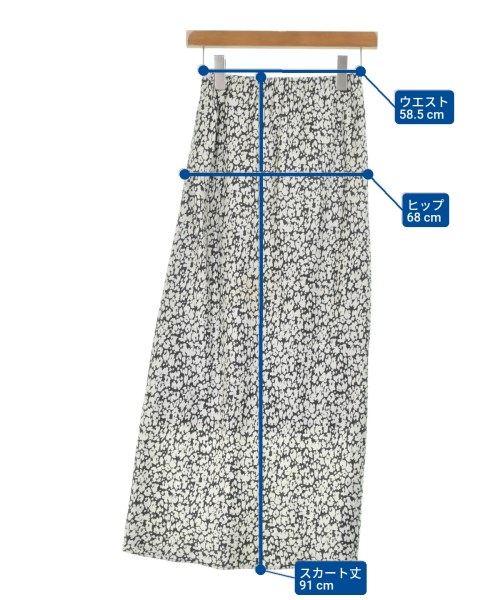 NOBLE（ノーブル）ロング・マキシ丈スカート 白 サイズ:F レディース/2200632367030