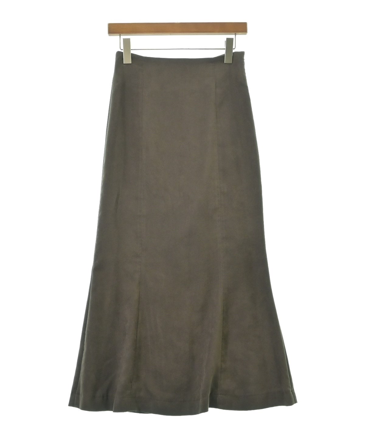 NOBLE（ノーブル）ロング・マキシ丈スカート 茶 サイズ:38(M位