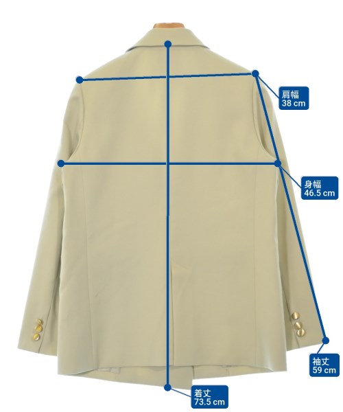 NOBLE（ノーブル）ジャケット ベージュ サイズ:38(M位) レディース/2200634886010