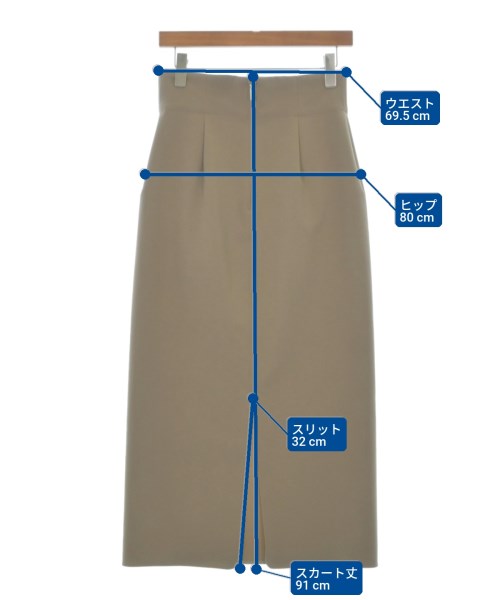 NOBLE（ノーブル）ロング・マキシ丈スカート 茶 サイズ:-(M位) レディース/2200633000059