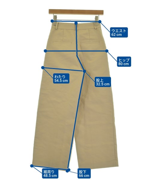 NOBLE（ノーブル）スラックス ベージュ サイズ:34(XS位) レディース/2200633296025