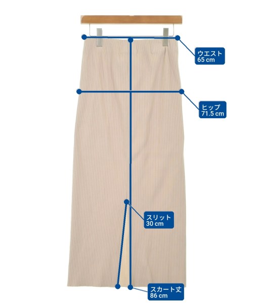 NOBLE（ノーブル）ロング・マキシ丈スカート ベージュ サイズ:38(M位) レディース/2200634256035