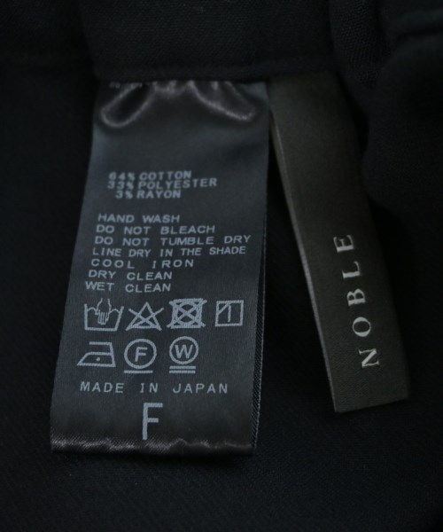 NOBLE（ノーブル）クロップドパンツ 黒 サイズ:F レディース/2200624616146