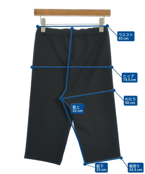 NOBLE（ノーブル）クロップドパンツ 黒 サイズ:F レディース/2200624616146