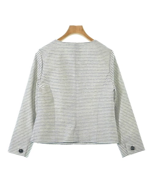 NOBLE（ノーブル）ノーカラージャケット 青 サイズ:38(M位) レディース/2200632192038