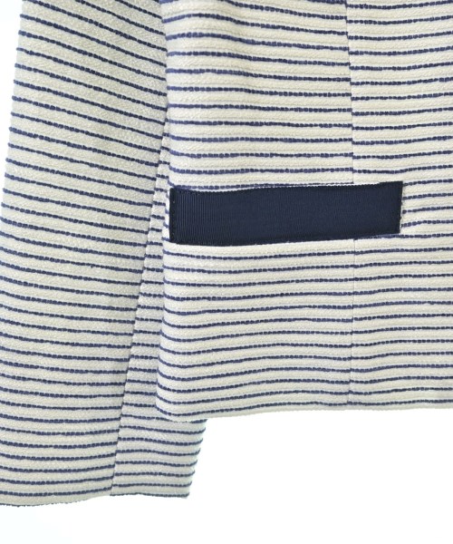 NOBLE（ノーブル）ノーカラージャケット 青 サイズ:38(M位) レディース/2200632192038