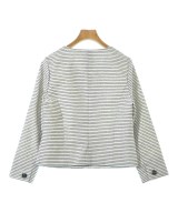 NOBLE（ノーブル）ノーカラージャケット 青 サイズ:38(M位) レディース/2200632192038