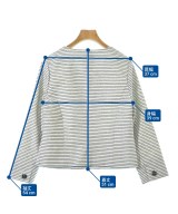 NOBLE（ノーブル）ノーカラージャケット 青 サイズ:38(M位) レディース/2200632192038