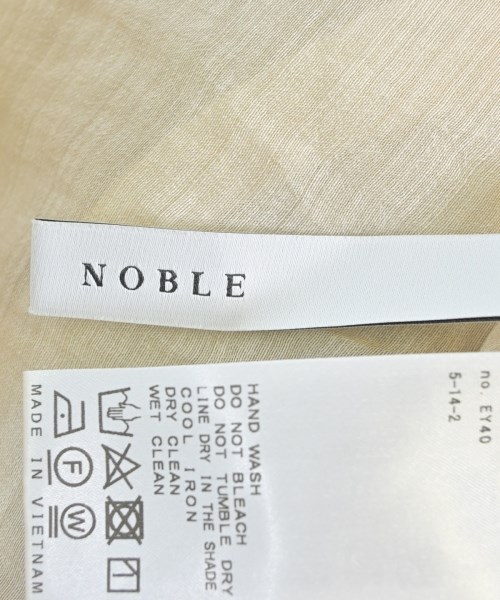 NOBLE（ノーブル）ブラウス ベージュ サイズ:F レディース/2200620390088