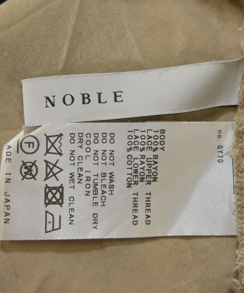 NOBLE（ノーブル）ブラウス ベージュ サイズ:F レディース/2200633693251
