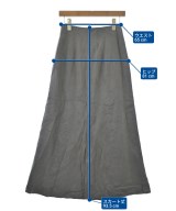 NOBLE（ノーブル）ロング・マキシ丈スカート グレー サイズ:36(S位) レディース/2200636983397