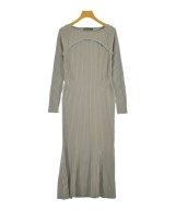 NOBLE（ノーブル）ワンピース グレー サイズ:36(S位) レディース/2200625157013