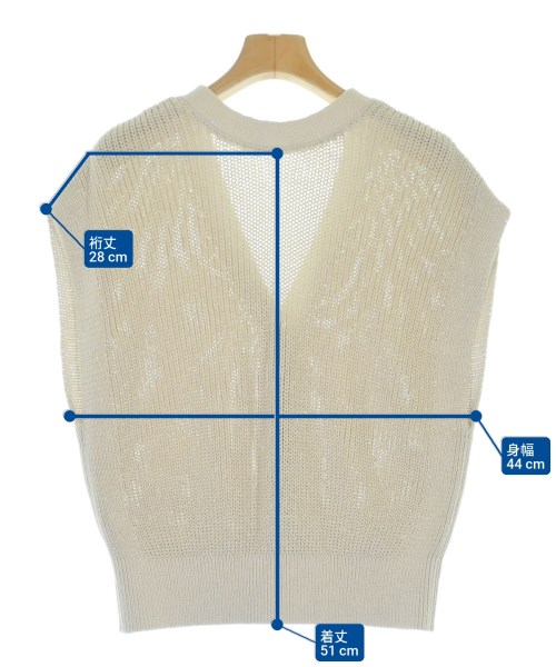 NOBLE（ノーブル）ベスト ベージュ サイズ:F レディース/2200616543047