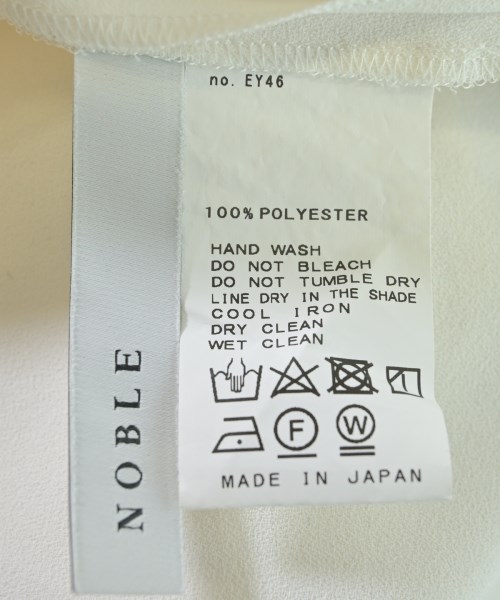 NOBLE（ノーブル）ブラウス 白 サイズ:-(M位) レディース/2200635963123