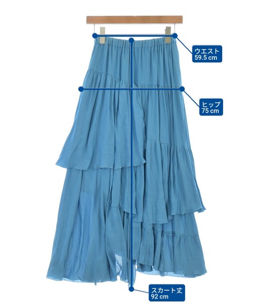 NOBLE（ノーブル）ロング・マキシ丈スカート 青 サイズ:-(XS位) レディース/2200639351087