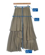 NOBLE（ノーブル）ロング・マキシ丈スカート 茶 サイズ:-(XS位) レディース/2200639351094
