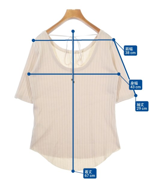 NOBLE（ノーブル）Tシャツ・カットソー ベージュ サイズ:-(M位) レディース/2200634580048
