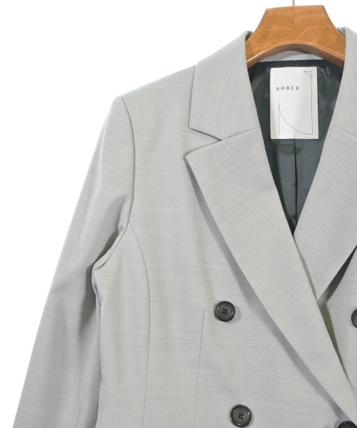NOBLE（ノーブル）テーラードジャケット グレー サイズ:36(S位) レディース/2200633091033