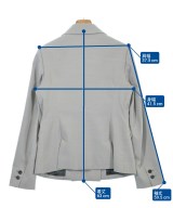 NOBLE（ノーブル）テーラードジャケット グレー サイズ:36(S位) レディース/2200633091033