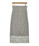 NOBLE（ノーブル）ロング・マキシ丈スカート グレー サイズ:38(M位) レディース/2200640036034