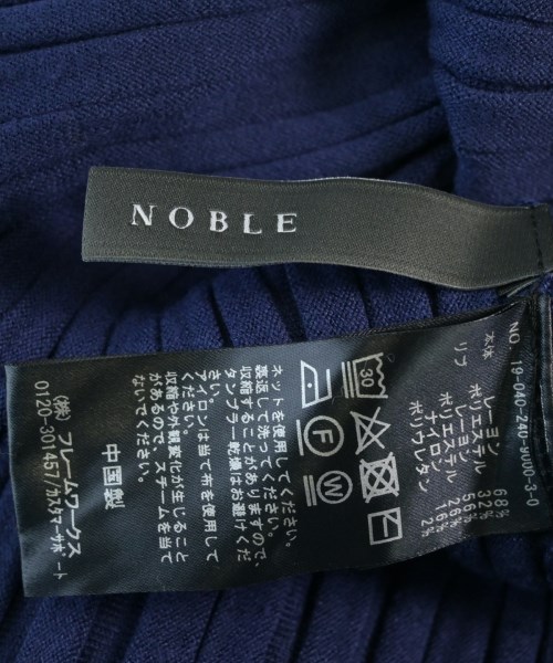 NOBLE（ノーブル）ワンピース 紺 サイズ:F レディース/2200634999079