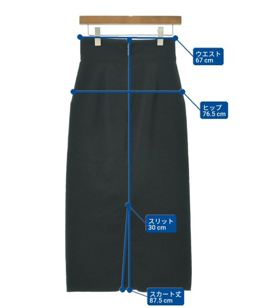 NOBLE（ノーブル）ロング・マキシ丈スカート 黒 サイズ:36(S位) レディース/2200644048026