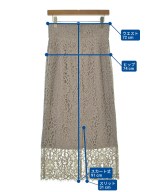 NOBLE（ノーブル）ロング・マキシ丈スカート ベージュ サイズ:38(M位) レディース/2200635471222