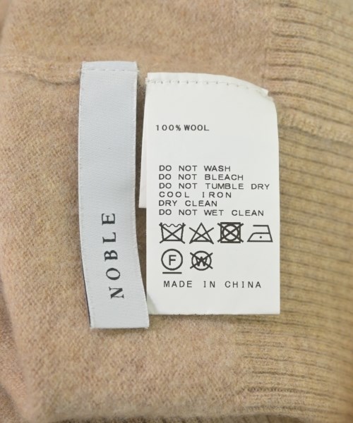 NOBLE（ノーブル）ニット・セーター ベージュ サイズ:-(M位) レディース/2200621539059