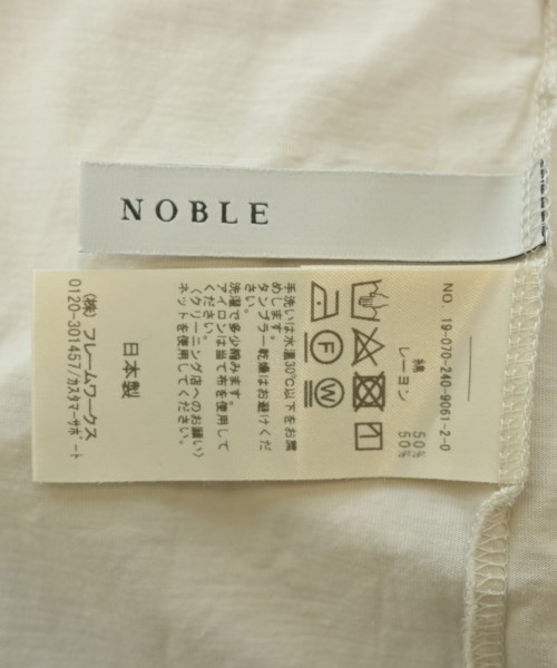 NOBLE（ノーブル）Tシャツ・カットソー ベージュ サイズ:F レディース/2200621832068
