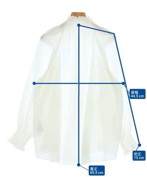 NOBLE（ノーブル）ブラウス 白 サイズ:F レディース/2200624002253