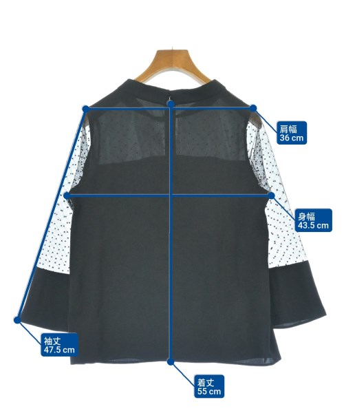 NOBLE（ノーブル）ブラウス 黒 サイズ:-(L位) レディース/2200627750052